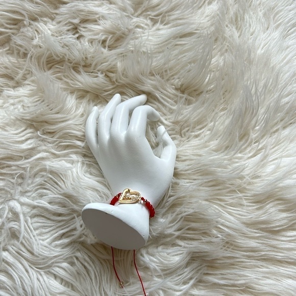 Red & Gold Heart Bracelet - Picture 1 of 1